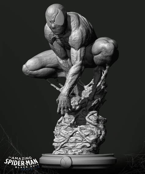 ArtStation - Black Suit Spider-Man Fan Art, Edivaldo Batalha ...