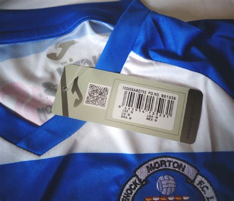 Greenock Morton Joma Home Football Shirt New Multiple Sizes