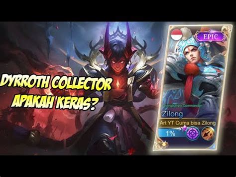 Pertama Kali Zilong Vs Dyrroth Collector Di Exp Lane Youtube