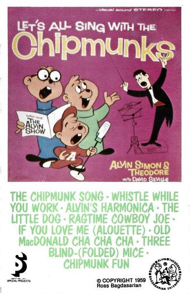 David Seville And The Chipmunks Let S All Sing With The Chipmunks