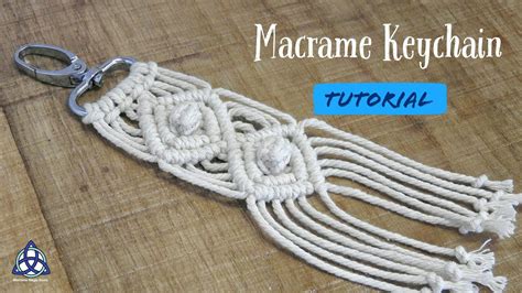 Macrame Keychain Diy Macrame Key Hanger Tutorial Pattern 4 Youtube