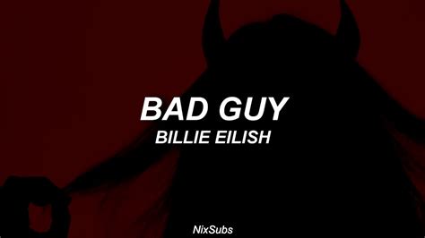 Billie Eilish Bad Guy Traducida al Español YouTube