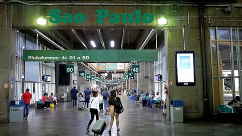 Inside Biggest Bus Terminal In Latin America Sao Paulo Brasil