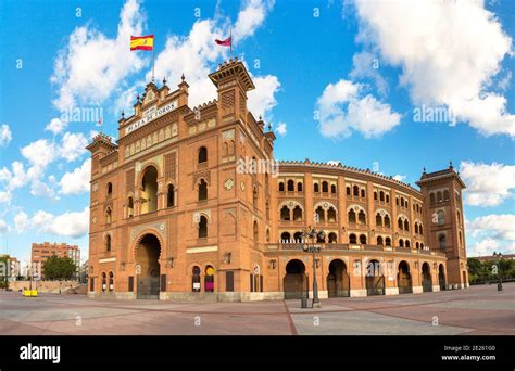 Las Ventas Tour Famous Bullfighting Arena In Madrid Spain In A