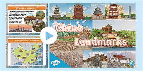 China Landmarks Information Powerpoint Lehrer Gemacht