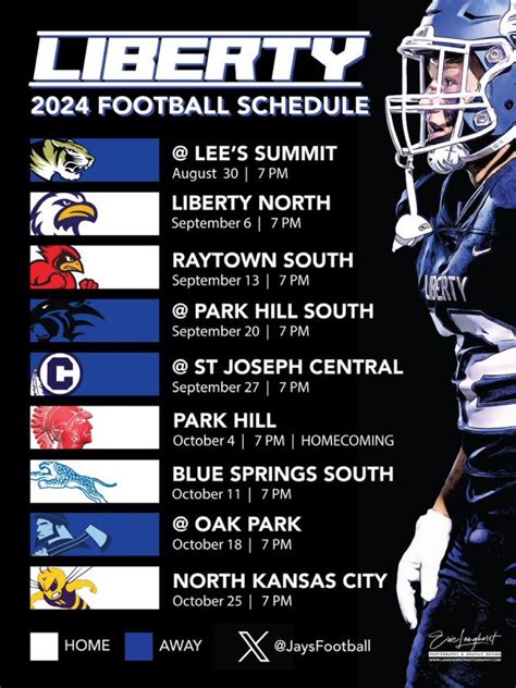 LHS Football Schedule - Liberty QB Club