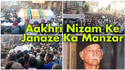 Live Funeral Of Th Nizam Of Hyd Mir Barkat Ali Khan Siddiqi Mukarram