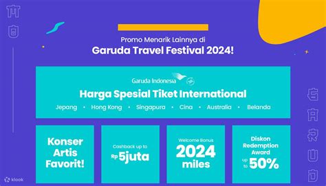 Garuda Indonesia Travel Festival 2024 Ticket Klook Hong Kong