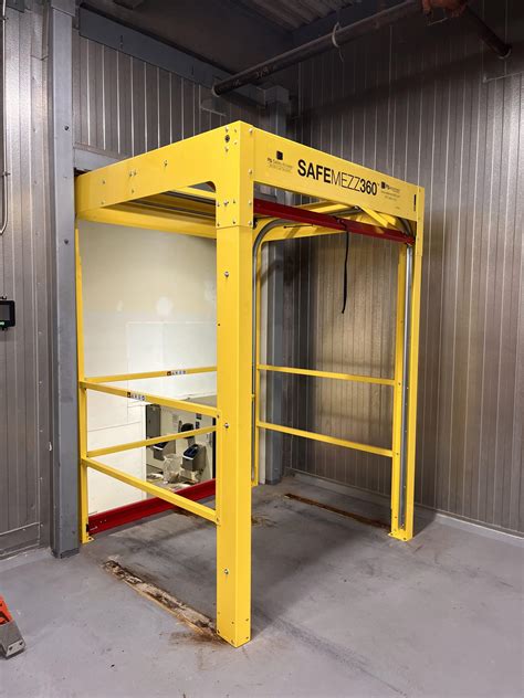 Industrial Vertical Mezzanine Safety Gate | EDGE Fall Protection