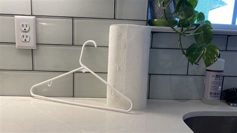 We Tried The Coat Hanger As A Paper Towel Holder Hack And We Can Roll