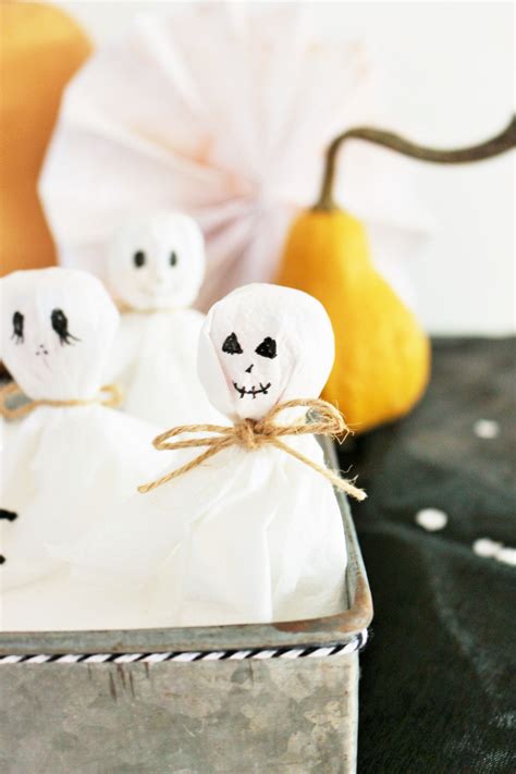 Diy Halloween S Igkeiten Verpackung Als Geist Partystories Blog