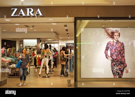 Clothing retailer ZARA store in Tianjin, China. 14-May-2012 Stock Photo ...