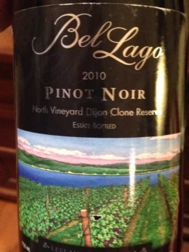 Bel Lago North Vineyard Dijon Clone Reserve Pinot Noir Vivino