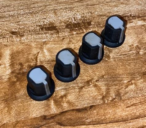 Peavey Amp Knobs 1980s Black Gray Reverb