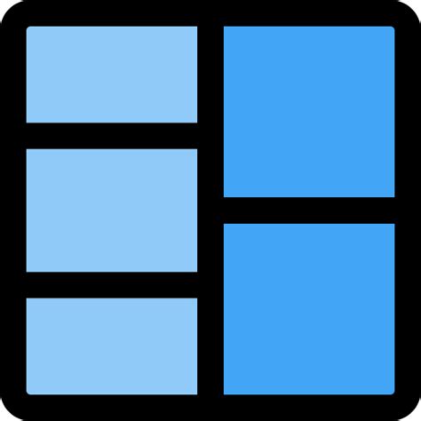 Square Blocks Free Interface Icons