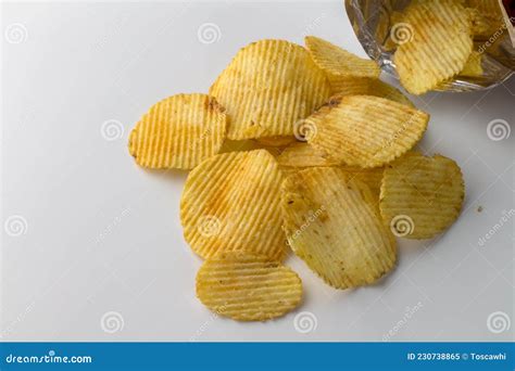 Crinkle Cut Chips Stock Image Cartoondealer