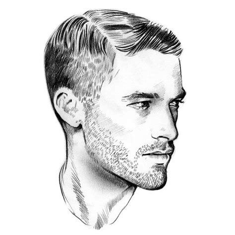 Mens Beard And Facial Hair Trends For 2016 Beard Drawing Hair Sketch