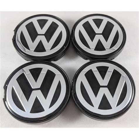 X Mm Vw Logo Jante Cache Moyeu Centre De Roue Piq Res Embl Me Pour