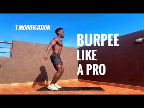 How To Do Burpees Beginner Modifications Youtube