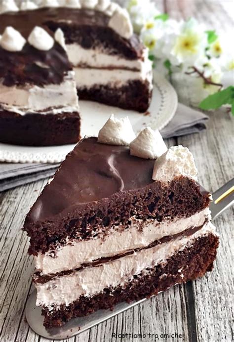 Torta Al Cioccolato Con Panna E Nutella