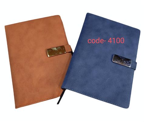 PU Leather Cover Perfect Bound NOTE BOOK CODE 4100 A5 At Rs 120 In New