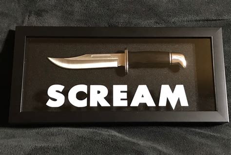 Scream Movie Knife Ghostface Killer Mask Buck Prop Display Etsy