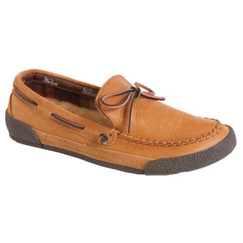 Men S Woolrich Brier Moccasins Slippers At Sportsman S Guide