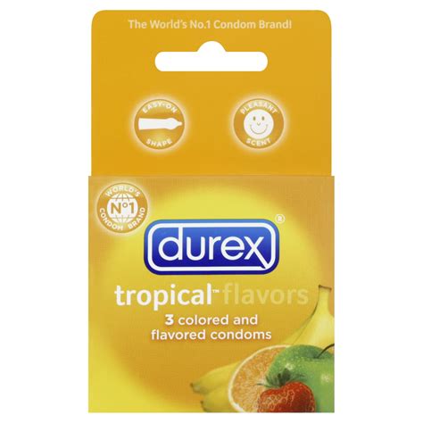 Durex Tropical Flavors - Box Of 3 - Walmart.com