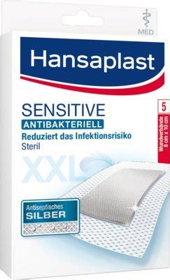 HANSAPLAST Med Sensitive XXL Pflaster 8x10 Cm 5 St Pflaster