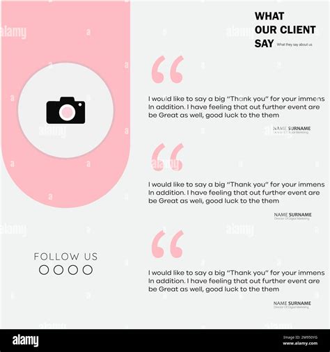 Creative Client Testimonial Social Media Post Design Customer Feedback