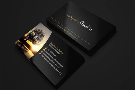 Photo Studio Visiting Card Background