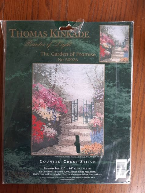 Thomas Kinkade Counted Cross Stitch Kits Candamar Designs Etsy