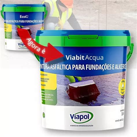 Viapol Viabit Emuls O E Pintura Asf Ltica Base Gua L Parcelamento