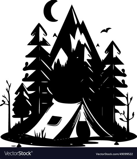 Camp - high quality logo ideal for t-shirt Vector Image