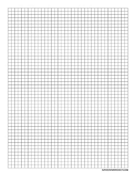 Graph Paper Superstar Worksheets