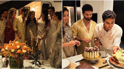 Inside Shahid Kapoor Mira Rajputs Diwali Celebration And Ishaan