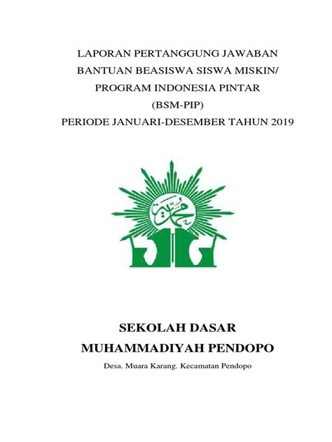 1lpj Spj Pip Sdm Pdp 2019 29siswa Pdf