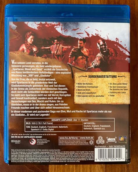 Spartacus Blood And Sand Komplette Staffel Auf Blue Ray Kaufen