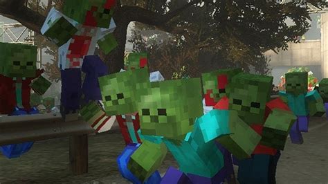 1000 Minecraft Zombies Left 4 Dead 2 Awesome Minecraft Custom Map Mod