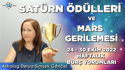 Satürn Düz Harekette Mars Gerilemesi Jüpiter Balık ta 24 30 Ekim