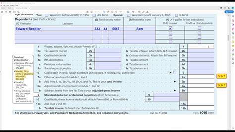 Irs 1040 Form 2019 Pdf