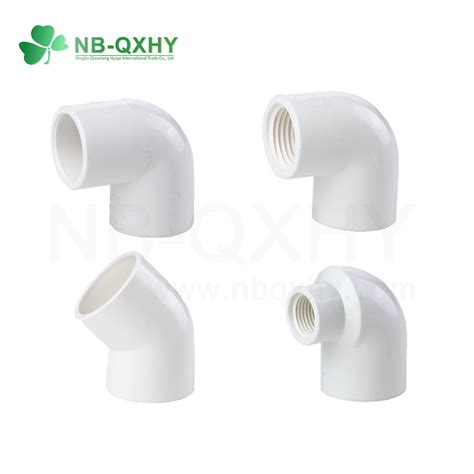 White PVC UPVC Pn16 Schedule ASTM Sch40 Pipe Fitting For Water Supply