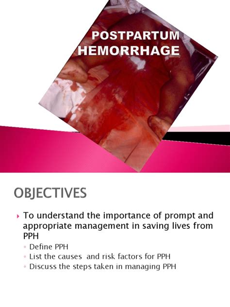 7a Postpartum Hemorrhage Ppt Medical Specialties Clinical Medicine