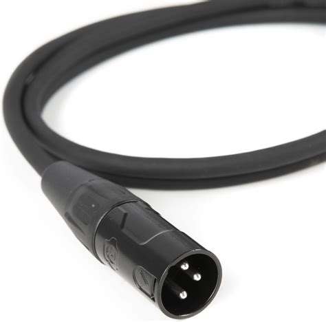 LightmaXX Ultra Series 3 Pin DMX Cable 1m Black DMX Kabel Bol