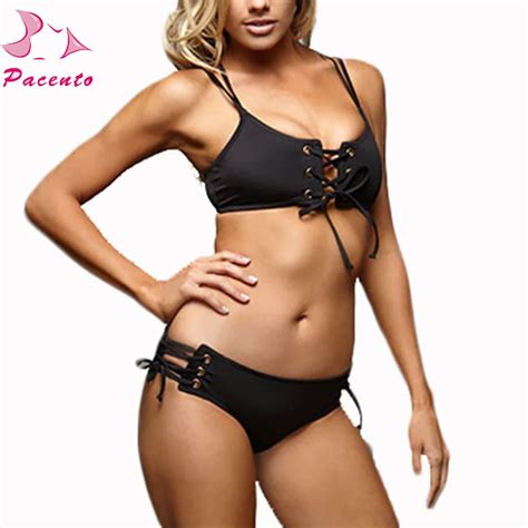 Pacent Sexy Plavky New Bikini Swimwear Women Rope Bench Swimsuit