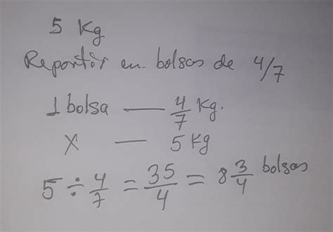 Rodolfo Quiere Repartir 5 Kilos De Harina En Bolsas De 4 7 Kilos Cada