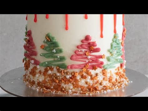 Piped Chocolate Christmas Tree Cake Rosie S Dessert Spot YouTube