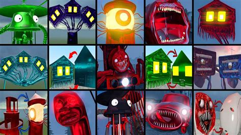 House Head Megahorn Lighthouse Bus Eater Car Eater Train Eater