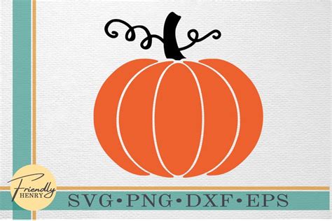 Simple Pumpkin Svg Halloween Pumpkin Cut File