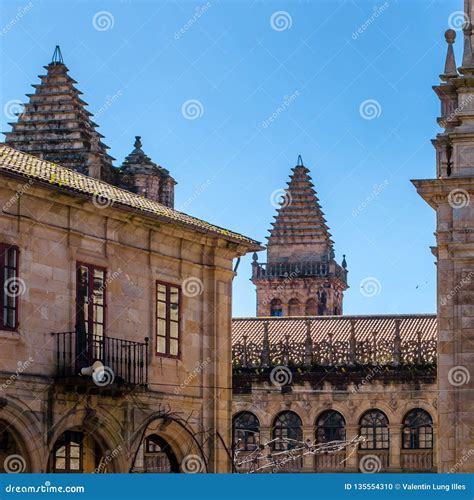 Architecture in Santiago De Compostela, Spain Stock Photo - Image of tourism, northern: 135554310